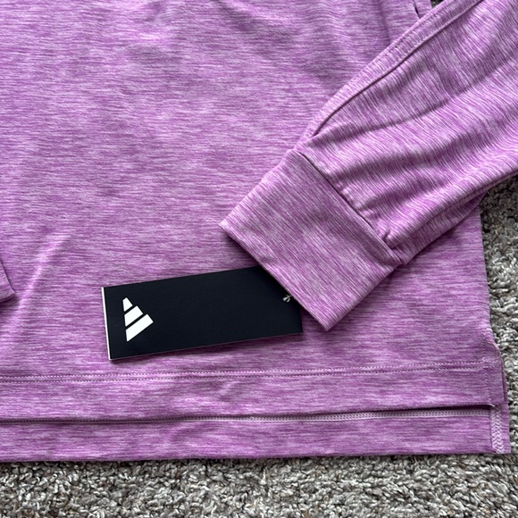 NWT Girls Adidas Purple Long Sleeve Tee - Picture 2 of 9
